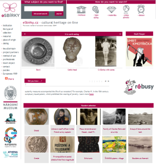 Homepage of eSbírky